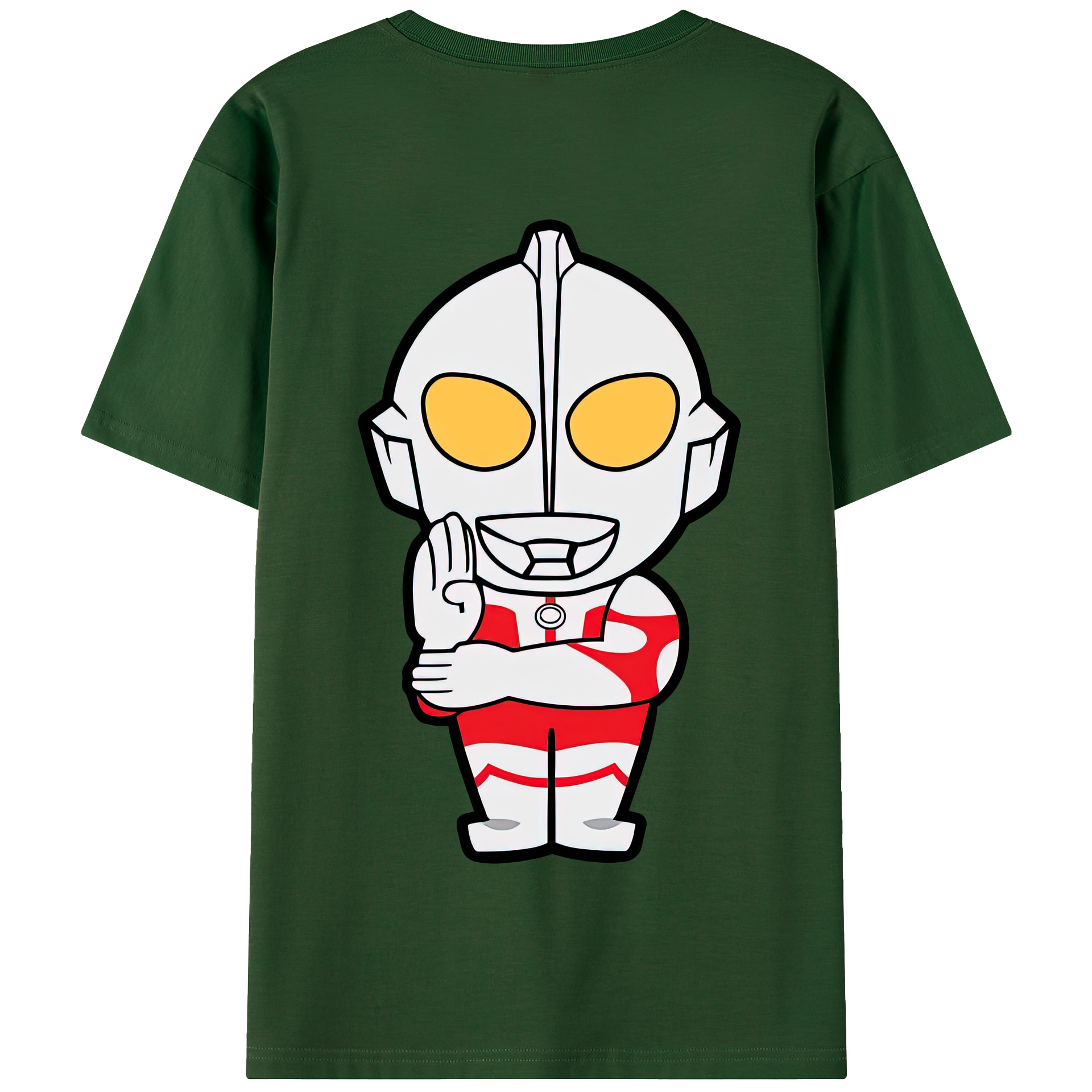 （画像用） ウルトラマン Ultraman 綿100％半袖Tシャツ（背面プリント）